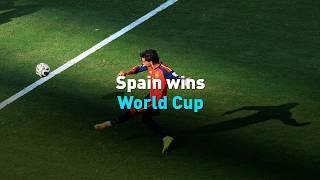 Spain wins World Cup