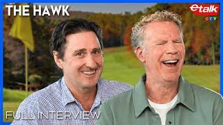 Will Ferrell & Luke Wilson define funniest golf slang | 'The Hawk' Interview