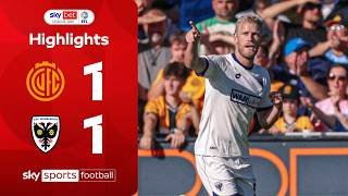 Late Bradshaw goal cancels out Stockley STUNNER! 🤩 | Cambridge 1-1 AFC Wimbledon | EFL Highlights