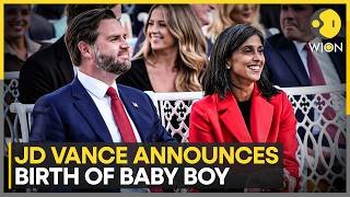 US Vice President JD Vance, Wife Welcome Baby Boy | WION News