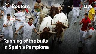LIVE: Running of the bulls in Spain's Pamplona