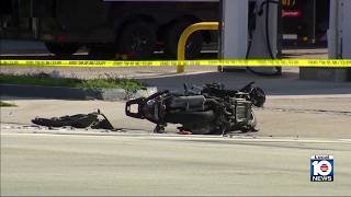 Motorcyclist dies after colliding with SUV in North Miami