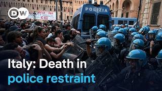 Anger in Italy after Moroccan man dies during arrest | DW News