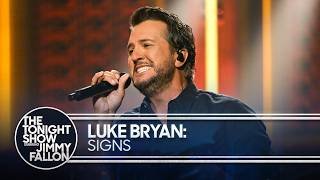 Luke Bryan: Signs | The Tonight Show Starring Jimmy Fallon