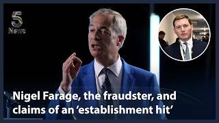 Nigel Farage under fire over claims he failed to declare benefits from George Cottrell