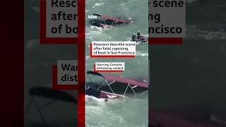 One dead and three missing after boat sinks near Alcatraz. #BBCNews
