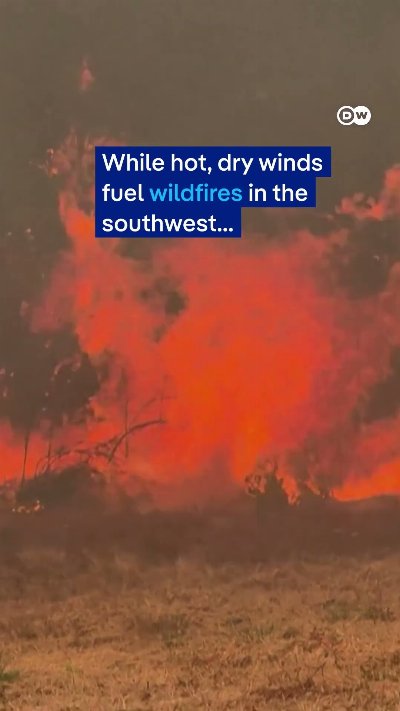 Fire and ice share the spotlight in France | DW News