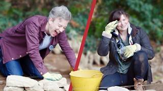 Turns out building dry stone walls is difficult