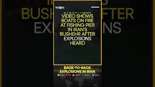 US-Iran War: Boats On Fire At Fishing Pier In Iran's Bushehr After Explosions Heard | Shorts