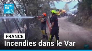 Incendies dans le Var : les pompiers espèrent fixer le feu d'ici à la fin de matinée