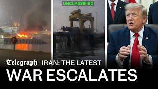 Iran targets US Fifth Fleet in Bahrain after Trump's five-hour blitz | Iran: the Latest