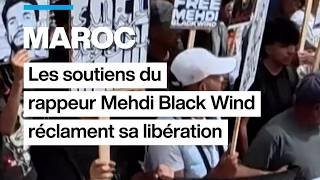 Au Maroc, les soutiens du rappeur Mehdi Black Wind réclament sa libération • FRANCE 24
