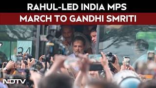 NEET Protest | INDIA Bloc MPs, Led By Rahul Gandhi, Head To Gandhi Smriti To Support Students