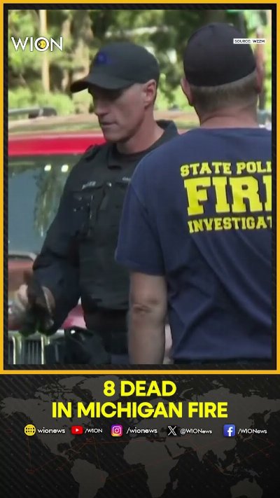 8 Found Dead in Michigan Home Fire With Gunshot Wounds | WION Shorts