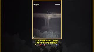 US-Iran War: US Strike Causes Heavy Damage To Bridge On China-Iran Rail Corridor | Shorts
