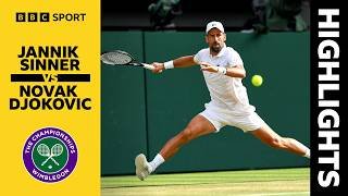 Jannik Sinner v Novak Djokovic | Semi-Final Highlights | Wimbledon 2026