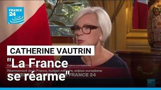 REPLAY - Catherine Vautrin sur France 24 : la ministre évoque le réarmement en France