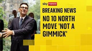 Burnham opens northern branch of Downing Street