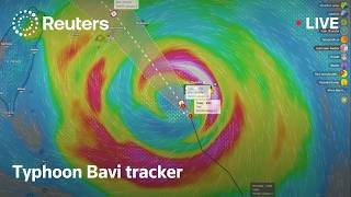 LIVE: Typhoon Bavi tracker