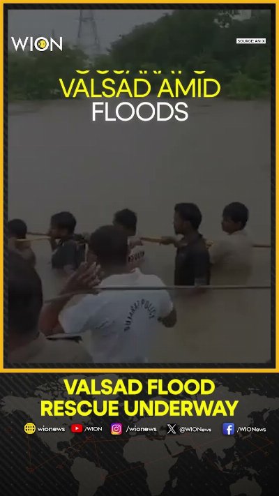 Gujarat Floods: Massive Rescue Operations Underway in Valsad as Auranga River Overflows