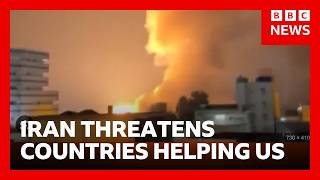 Iran threatens any country helping US as Trump says "ceasefire is over"  | BBC News