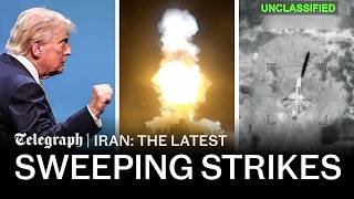 Trump ‘bombs the hell out of Iran’ after strikes leave US bases ‘in the dark’ | Iran: the Latest