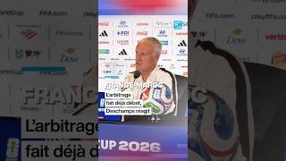 Mondial 2026 : l’arbitrage France-Maroc fait déjà débat, la réaction de Deschamps