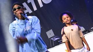 Stormi Webster Is Dad Travis Scott’s Hypegirl at Fanatics Fest