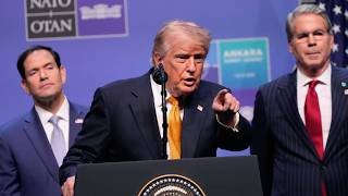 ‘He was in a punchy mood’: Trump ‘doesn’t hold back’ in his attack on NATO allies