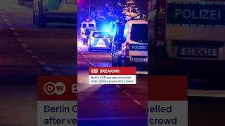 Berlin CSD parade cancelled after vehicle plows into crowd | DW News