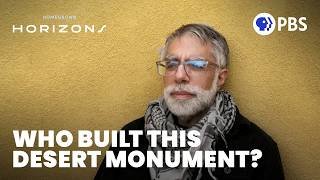 Who built this monument in the Colorado desert?