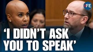 'I Didn't Ask You To Speak' Dem Pressley Humiliatingly Shuts Down Russell Vought In Fiery Showdown