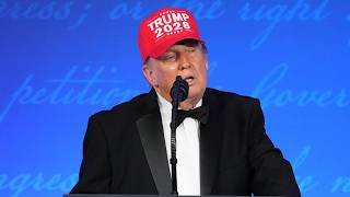 Trump trolls triggered media with ‘Trump 2028’ hat