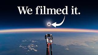 We sent a camera to space to film the solar eclipse