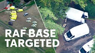 Counter terror police investigating major incident at RAF Fairford base