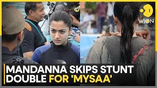 Rashmika Mandanna's 'Mysaa' Underwater Fight, No Stunt Double Used | WION