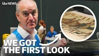 Inside the meticulous preparation of the Bayeux Tapestry at British Museum