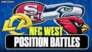 Top position battles to watch in NFC West training camps