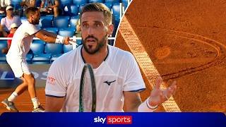 "I'm not playing!" | Damir Dzumhur LIVID at tie-break line call at ATP Umag