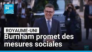 Royaume-Uni : Andy Burnham s'installe à Downing Street et promet des mesures sociales • FRANCE 24