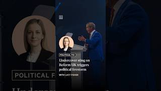 Undercover sting on Reform UK triggers political firestorm | FT #shorts
