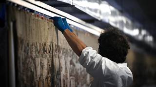 La tapisserie de Bayeux est arrivée au British Museum, à Londres, pour un prêt historique