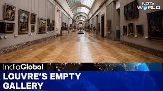 Louvre Reopens 9 Months After $102 Million Crown Jewel Heist | Empty Gallery Tells The Story