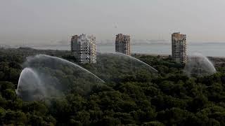 Valencia activates water cannon to cool forests