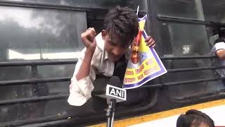 Indian police beat 'Cockroach' movement protesters