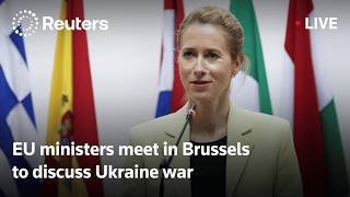 LIVE: EU ministers meet in Brussels to discuss Ukraine war