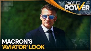 French President Emmanuel Macron Dons Aviators During His Visit to Syria | WION