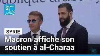 Syrie : Macron affiche son soutien au nouveau pouvoir, après deux attentats à Damas • FRANCE 24