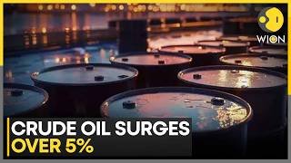 Crude Oil Jumps 5% | Dollar Hits 1-Week High As Gold & Stocks Fall | WION