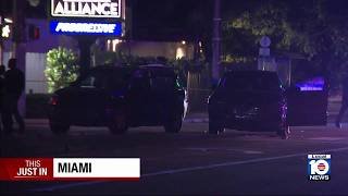 Miami police investigating crash that left pedestrian hurt